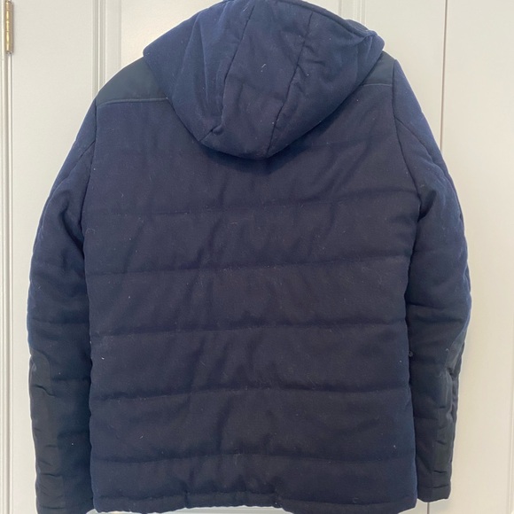 Sak’s fifth avenue - navy men’s winter puffer jacket coat small - Picture 2 of 5